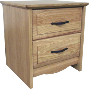 Madison Nightstand w\/Two Equal Drawers